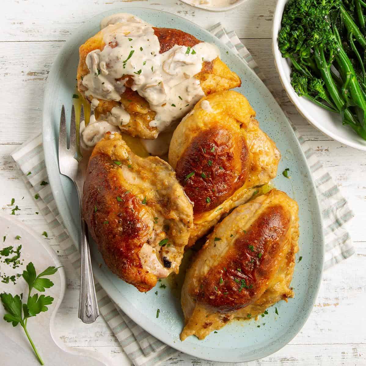  Sizzling hot off the grill - this Chicken Royale is fit for a king!