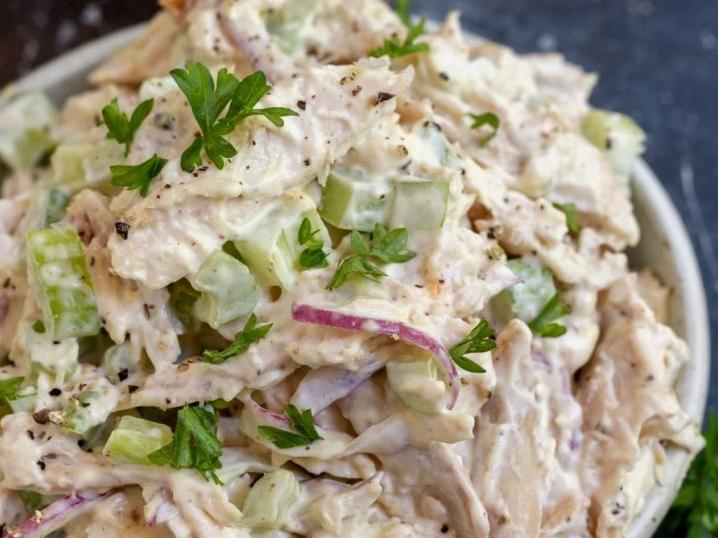  Sometimes the simplest recipes are the best–like this easy and delicious chicken salad!