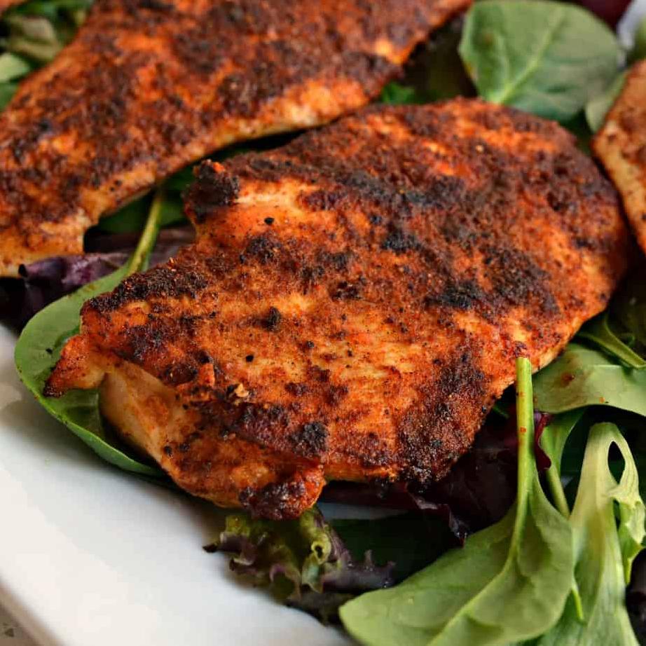  Spicy and delicious chicken with a crispy crust