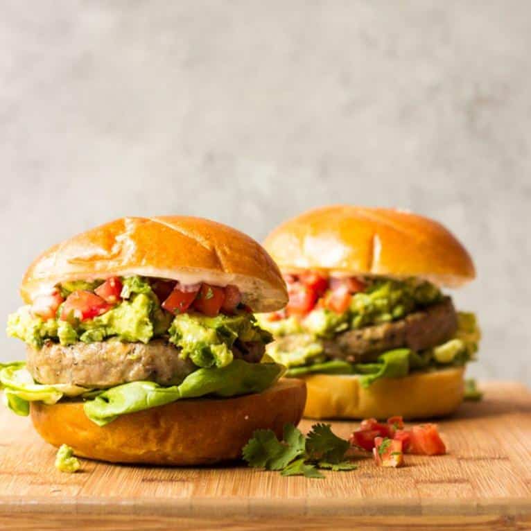  Sweet meets spicy in these Cranberry Jalapeno Turkey Burgers or Meatballs