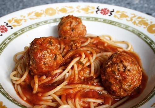  Taste the love in every bite with our homemade meatballs and spaghetti.