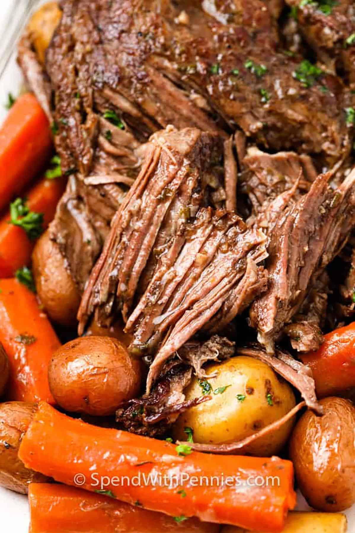  Tender and juicy pot roast, perfect for those chilly winter nights.