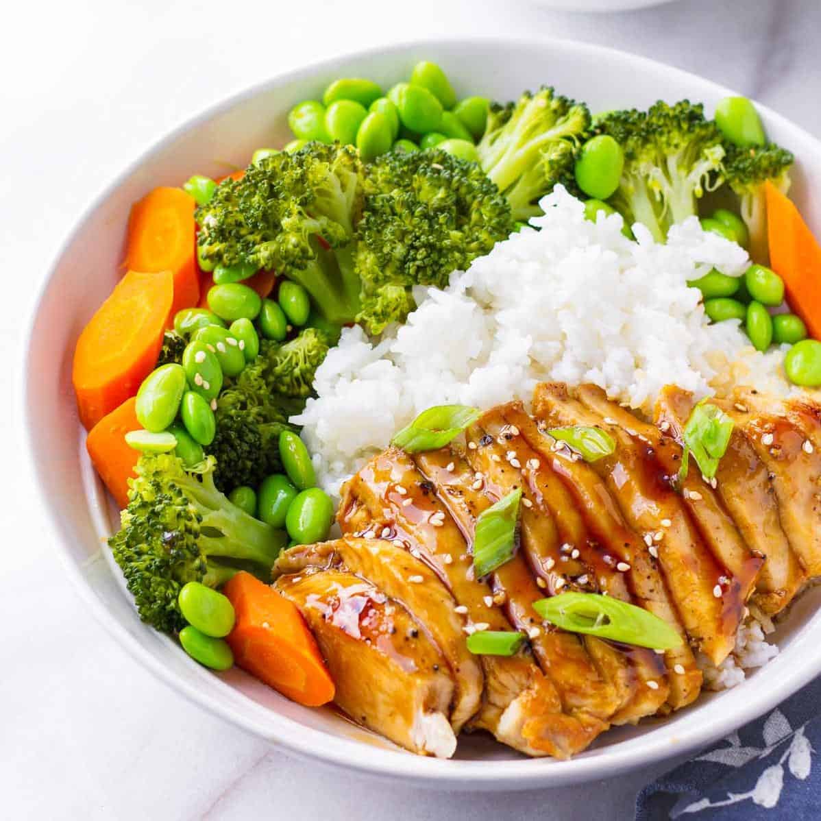  Tender pieces of juicy chicken or beef cook to perfection in a sweet and savory teriyaki sauce