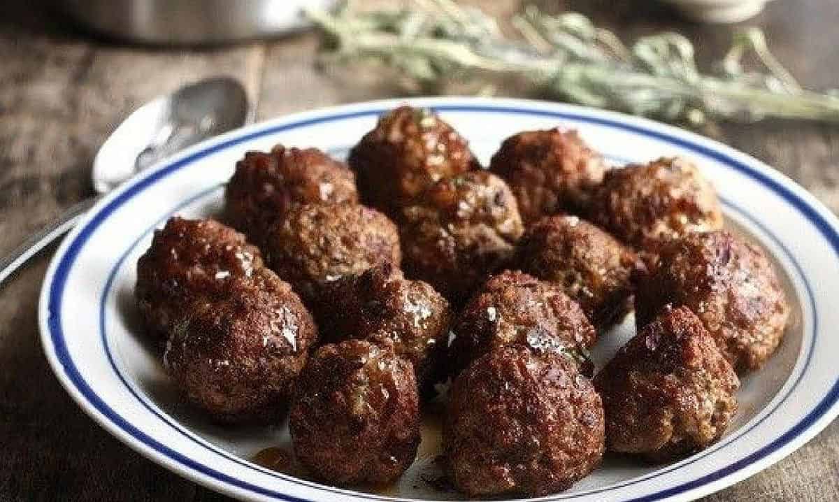  The aroma of these meatballs cooking will make your mouth water!