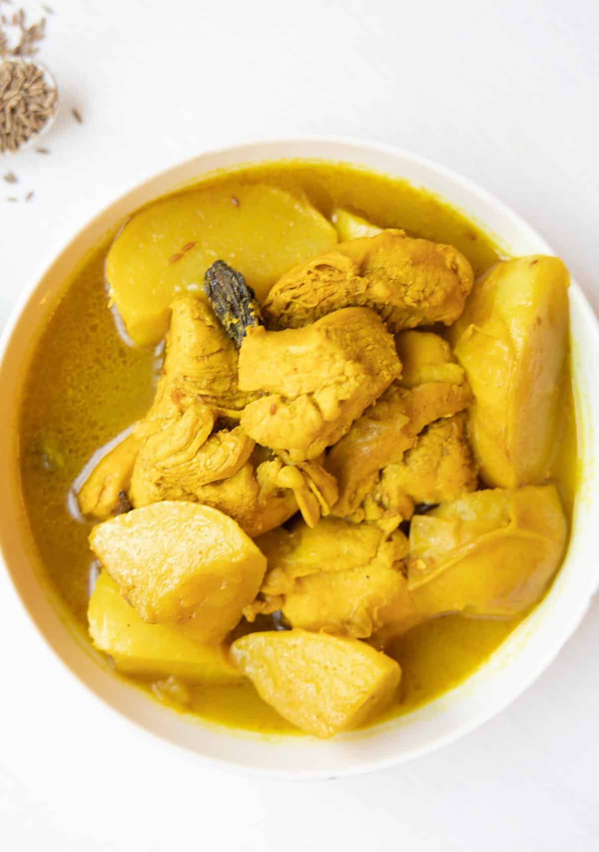  The curry seasoning is a perfect blend of sweet, savory and spicy.