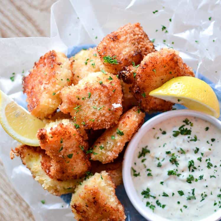  The Jalapeno Tartar Sauce adds a unique and refreshing kick to the dish.
