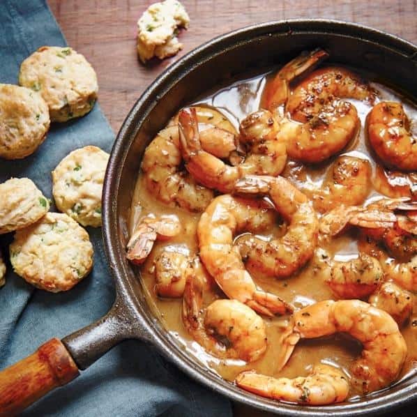  The juicy and perfectly cooked shrimp are sure to be the star of your next party.