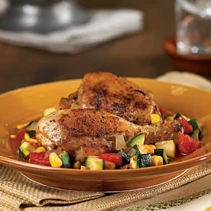  The mix of fresh herbs and bold flavors makes this recipe a unique twist on a classic chicken dish.