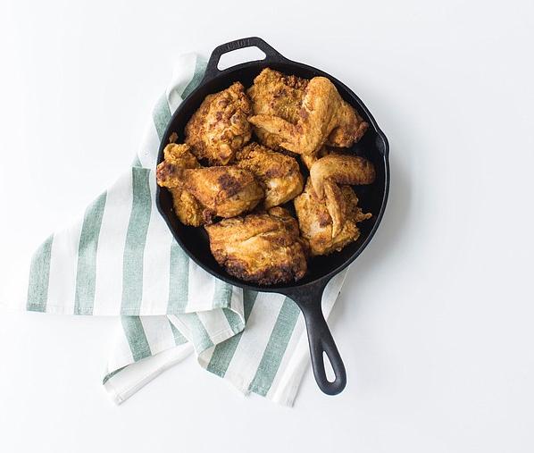  The tender meat of this Ozarks Fried Chicken is sure to be a hit at any party