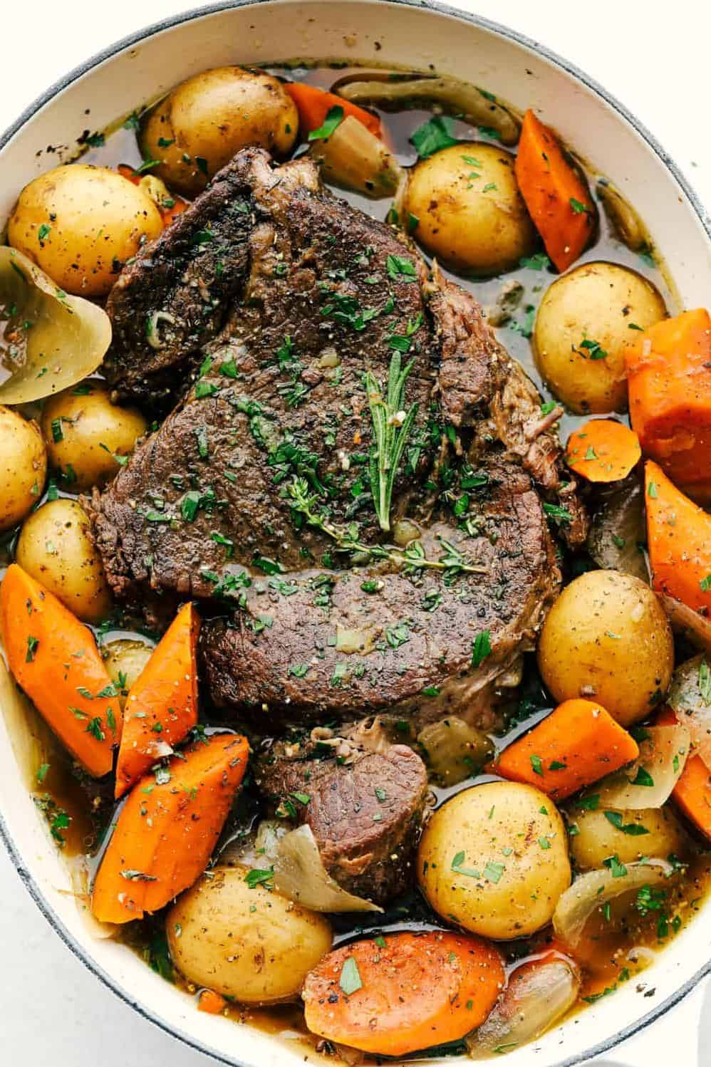  The ultimate crowd-pleaser - this pot roast is easy to make and even easier to love.