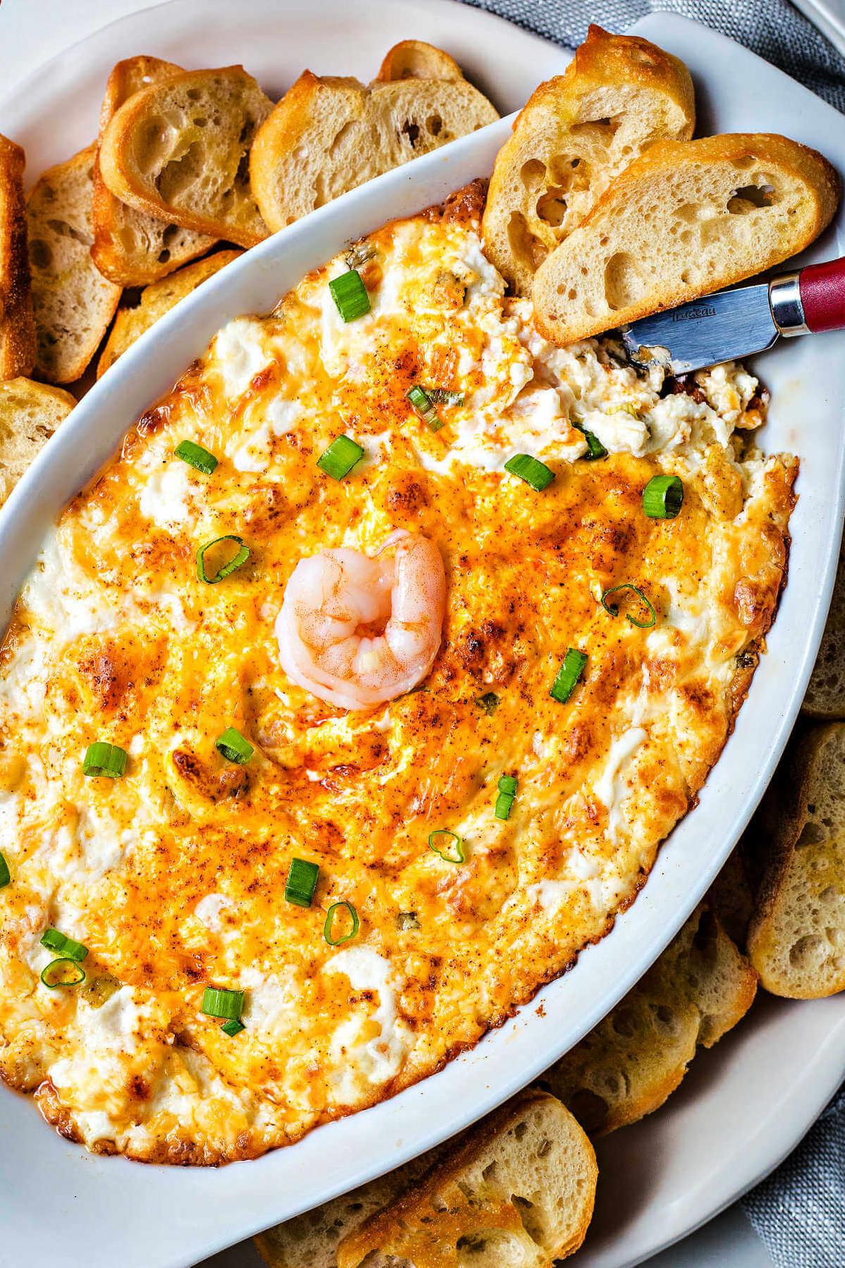  The ultimate recipe for a crowd pleaser - this Shrimp Dip is sure to impress.