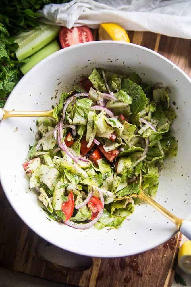  The za'atar dressing takes this salad to the next level.