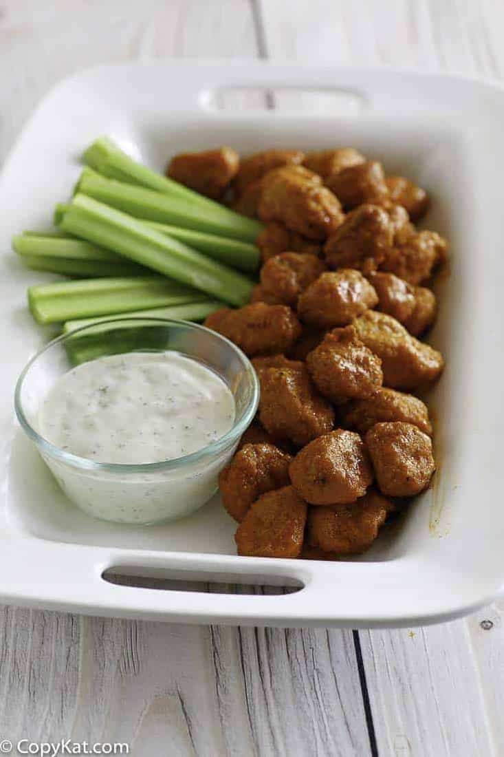  These boneless buffalo bites pack a punch of flavor!