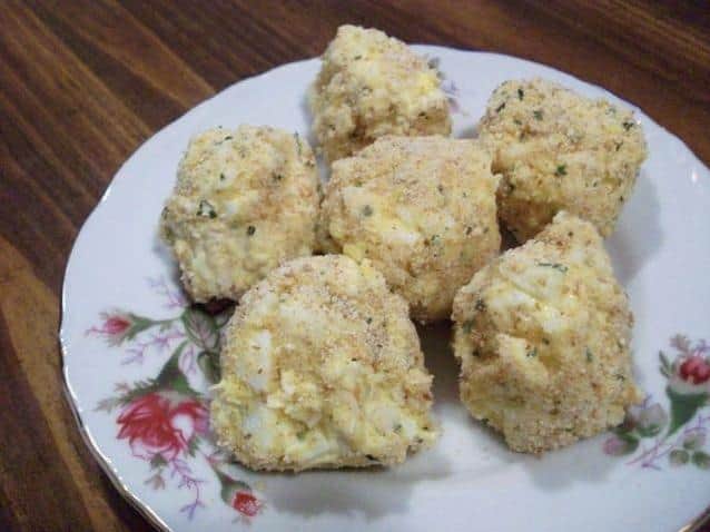  These chicken and egg balls are the perfect party appetizer!