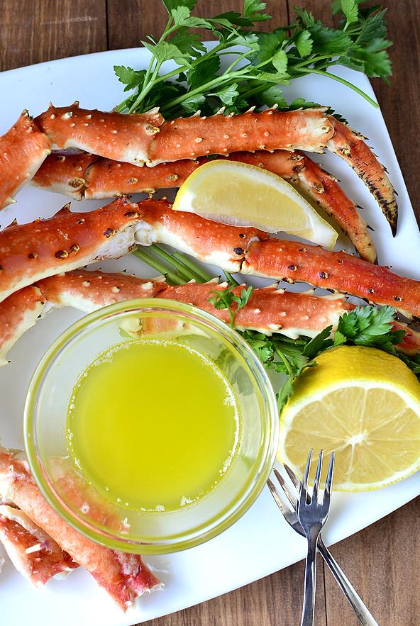  These crab legs are drunk on flavor and soaked in deliciousness.