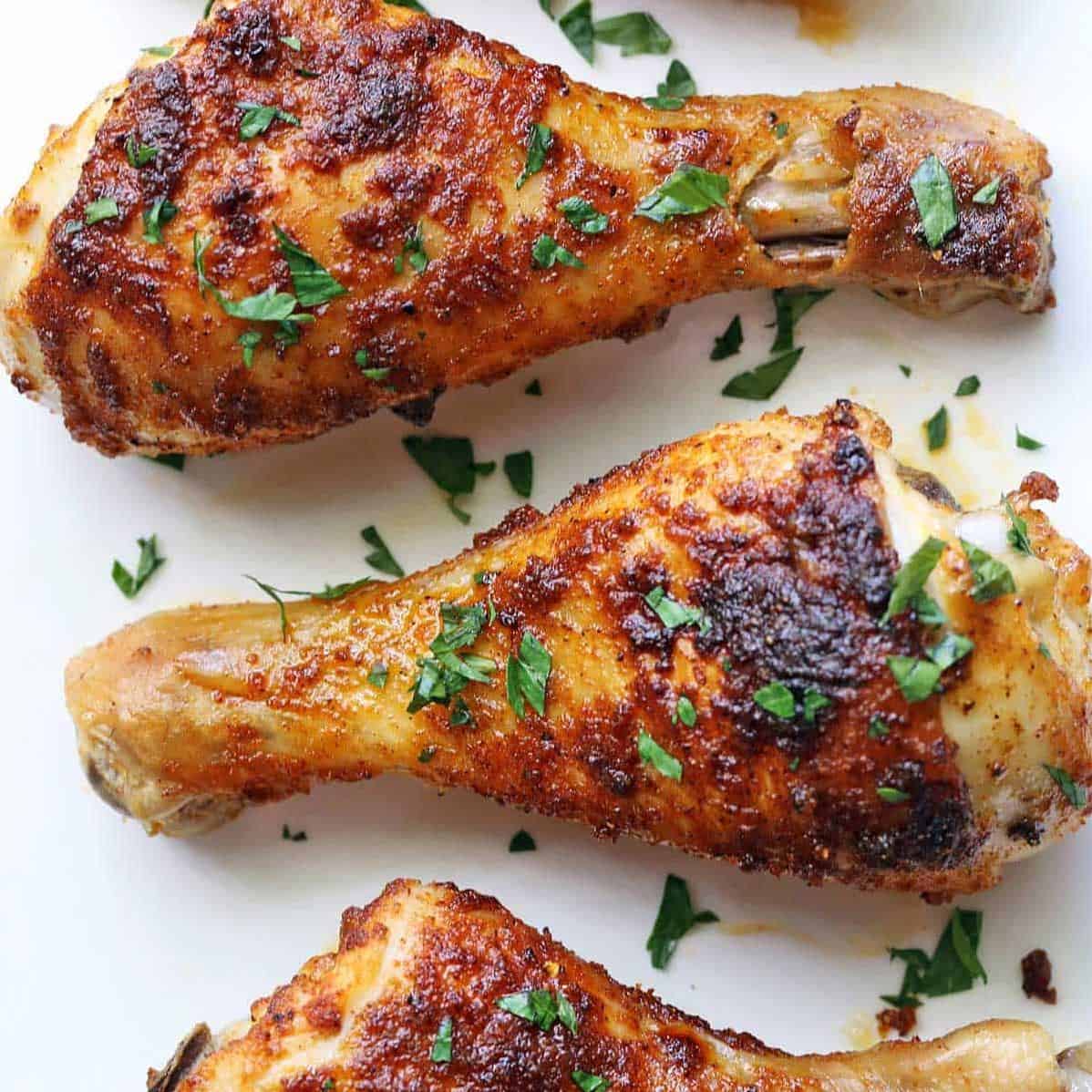  These drumsticks are baked to perfection - juicy and tender on the inside, crispy and flavorful on the outside!