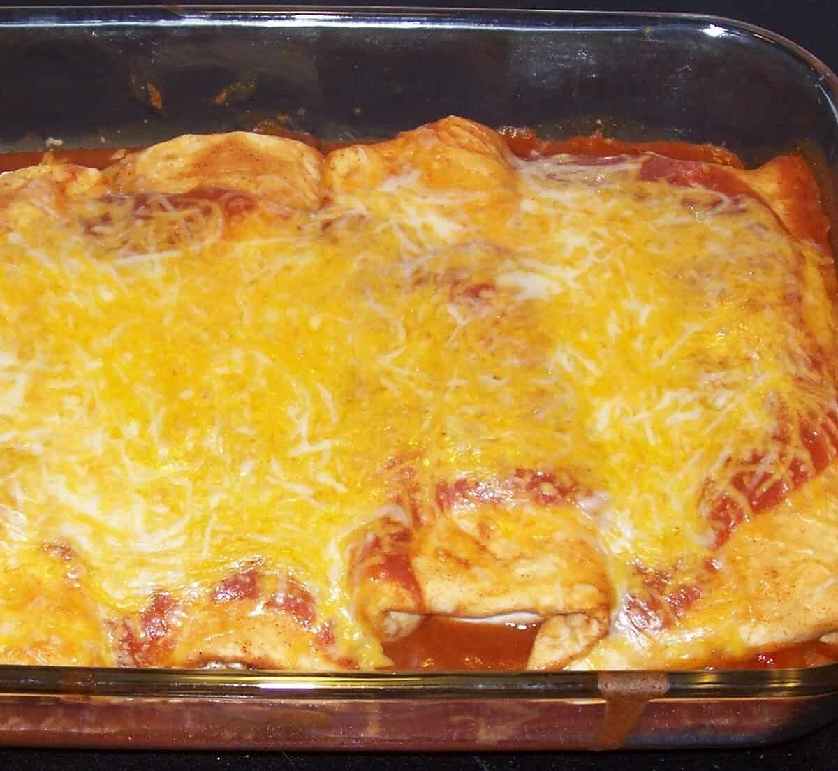  These enchiladas are packed with flavor and perfect for a crowd-pleasing meal