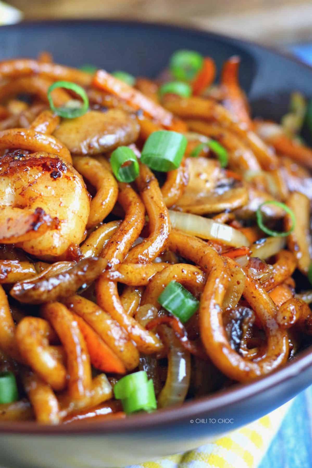  These saucy Japanese pan noodles are perfect for any dinner party!