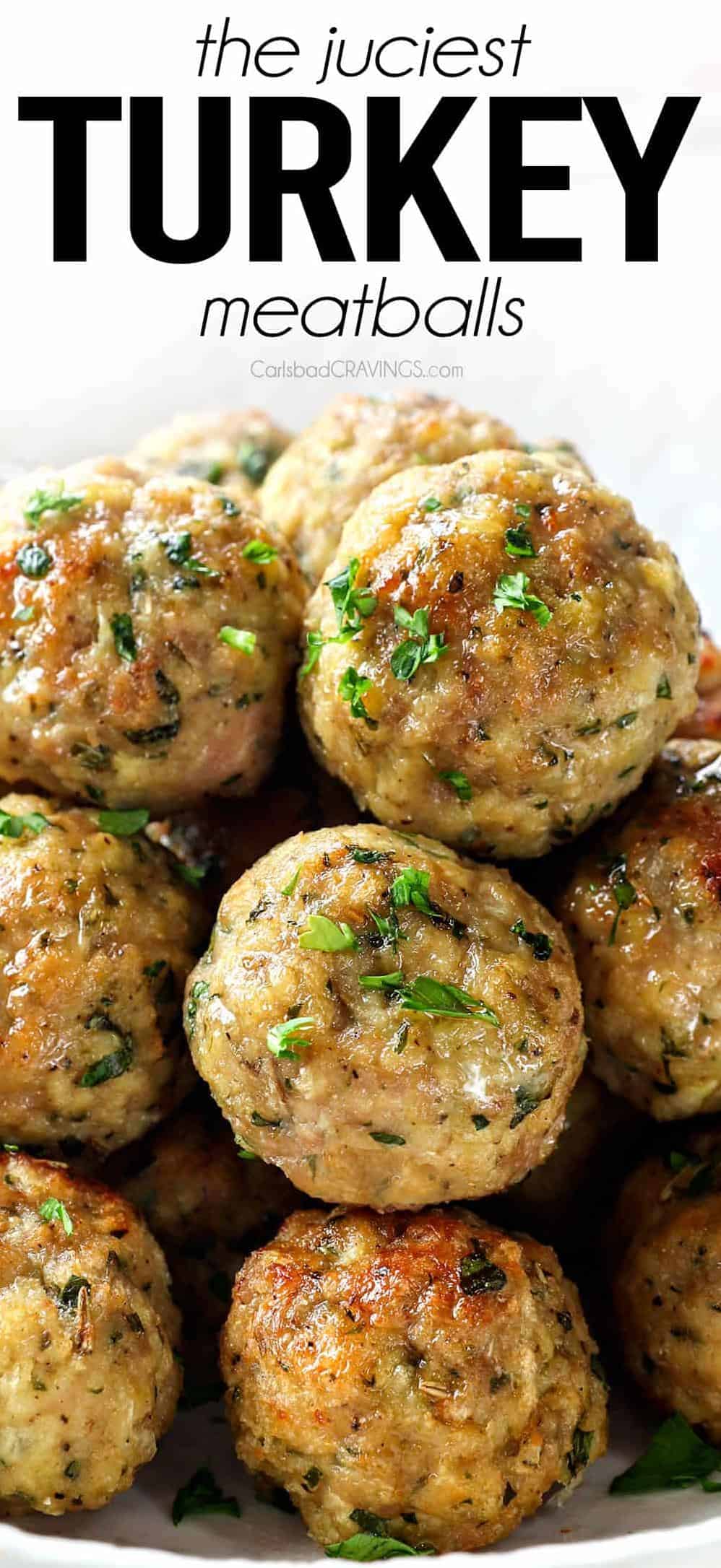  These tender and savory meatballs are the ultimate crowd-pleaser - just look at those crispy edges!