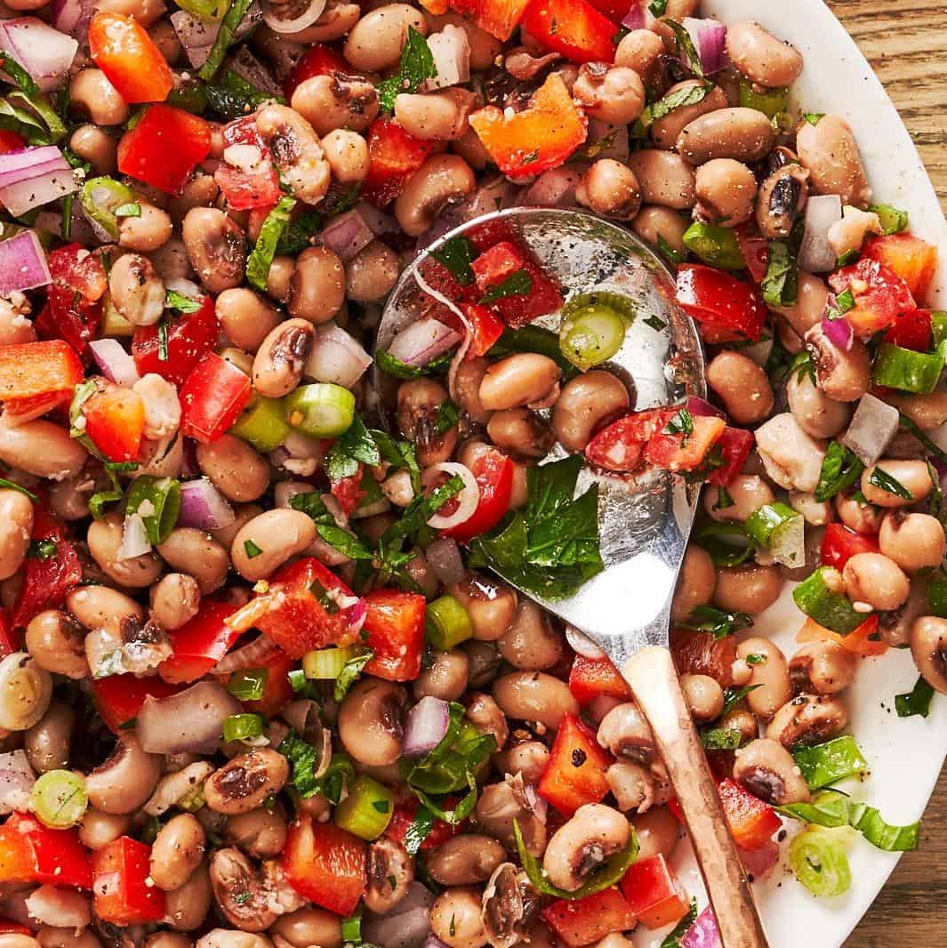  This Black-Eyed Pea Salad is perfect for those summer BBQs.