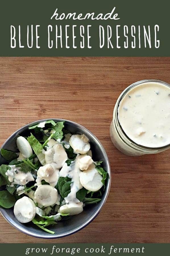  This blue cheese dressing is the MVP of salads.