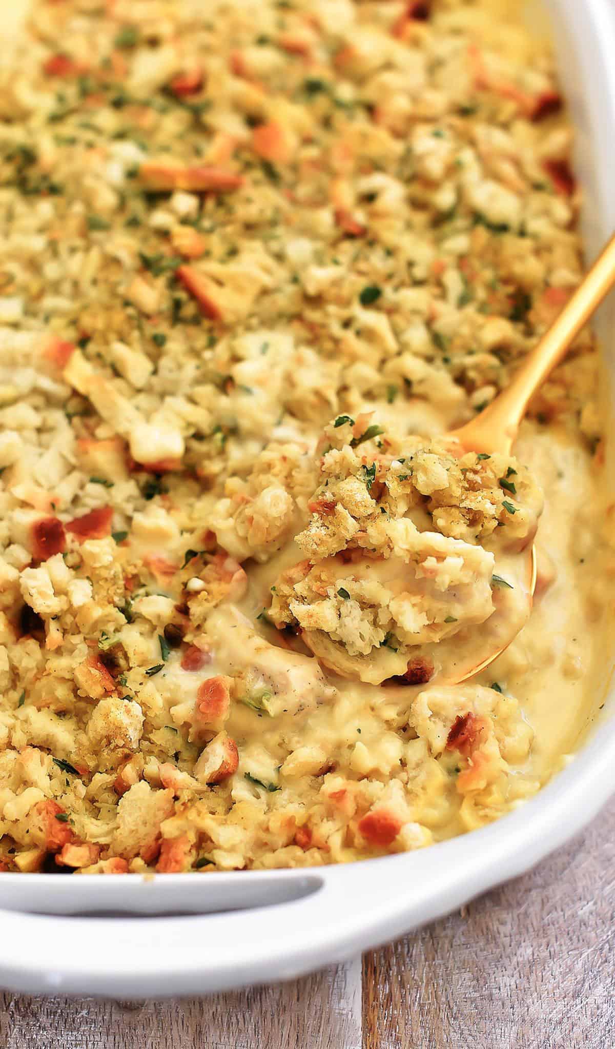 This casserole is the ultimate comfort food that hits all the right spots.