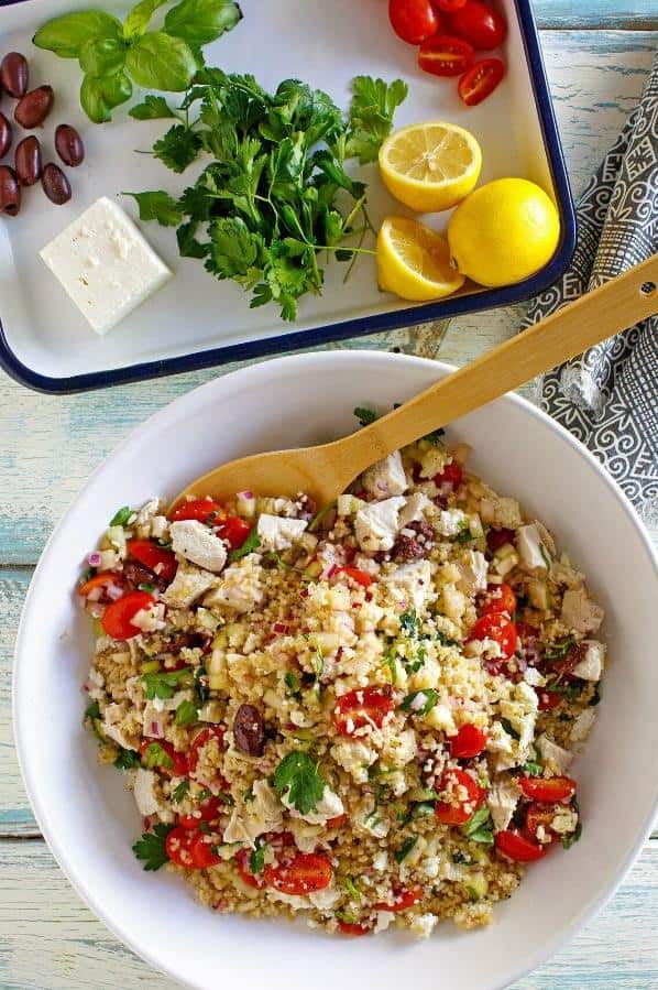  This chilled bulgur salad is perfect for picnics and gatherings.