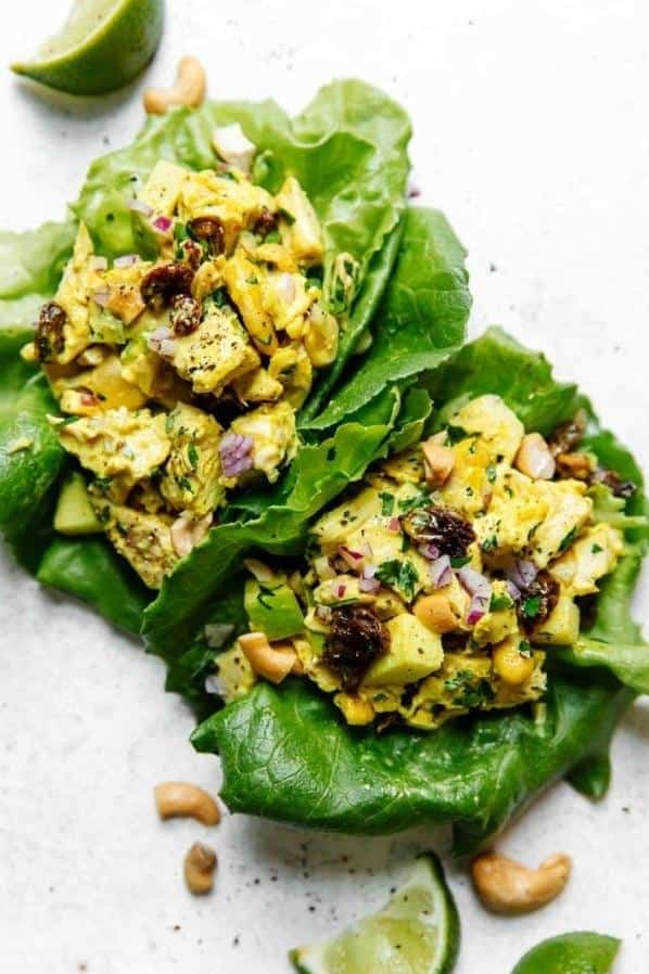  This curried chicken salad is the perfect addition to your lunch table!