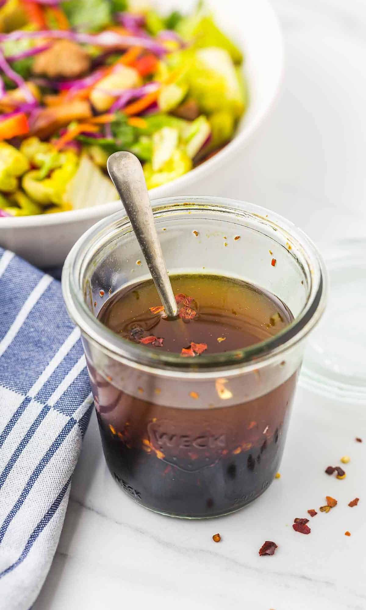  This dressing is so good, you'll want to drink it straight from the bottle.