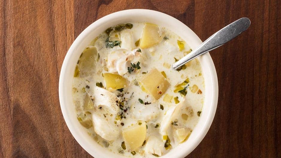  This fish chowder is proof that simplicity is the key to deliciousness