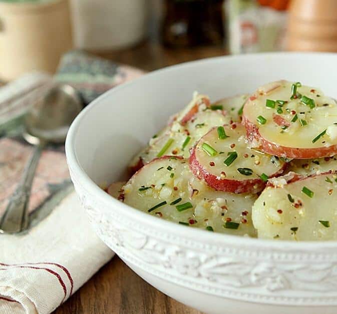  This French Potato Salad recipe is a game changer for your summer cookouts.