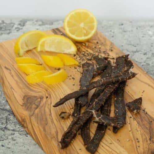  This homemade beef jerky is perfect for a protein-packed snack on the go.