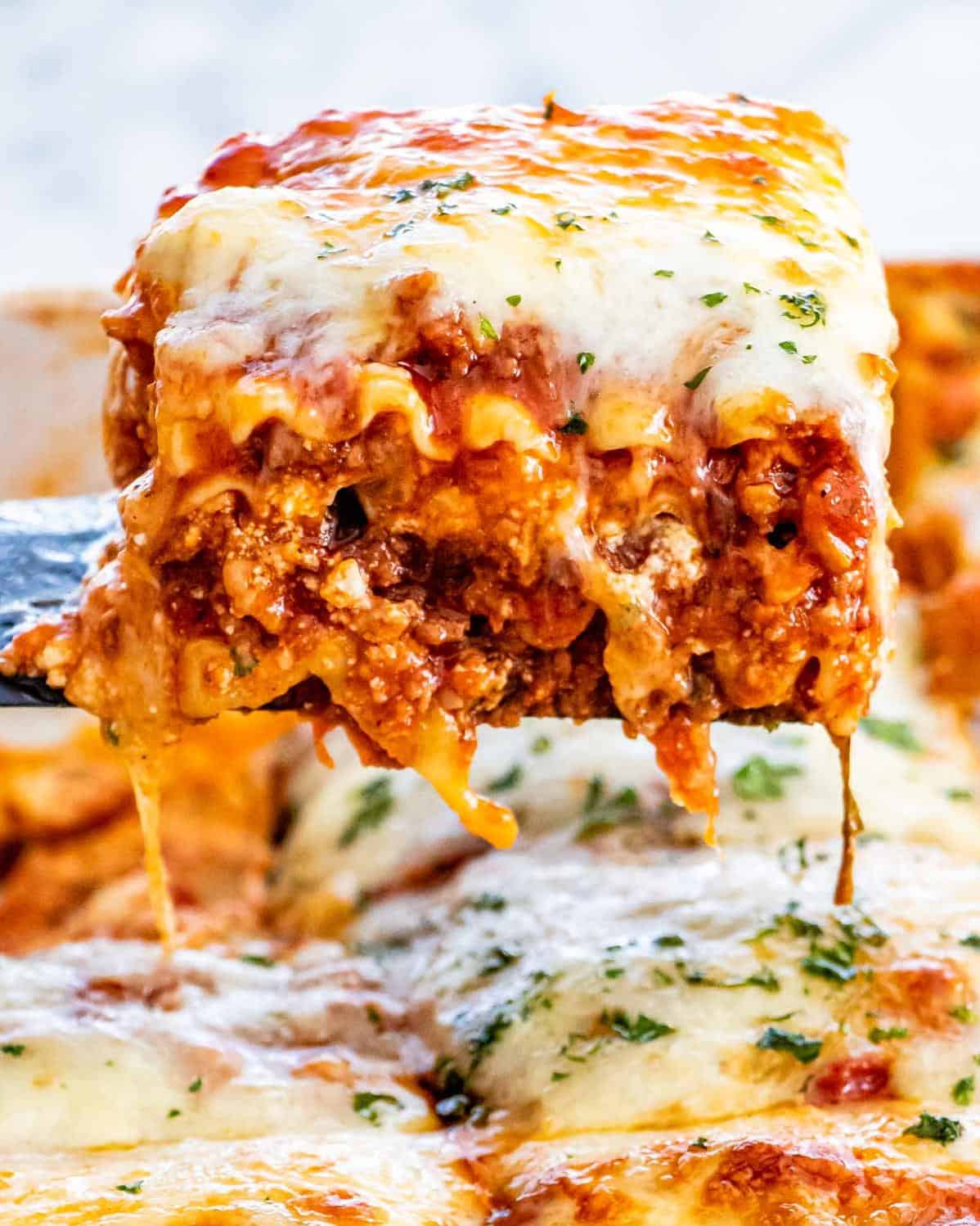  This lasagna is so good, you won't even miss the meat.