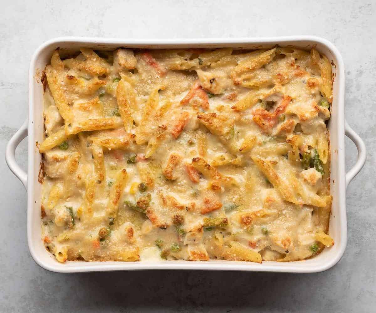  This pasta bake will have your taste buds jumping with joy.