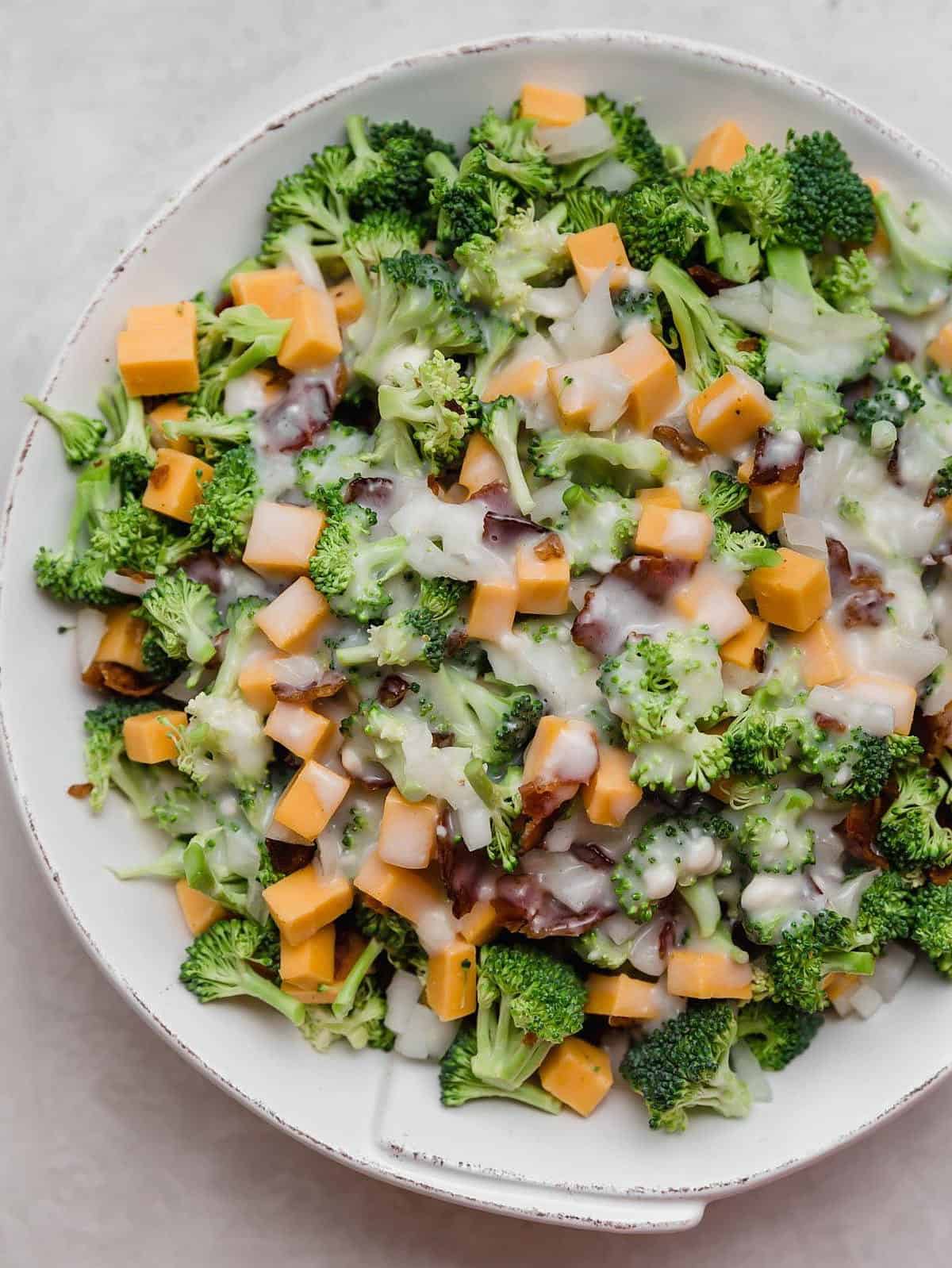  This salad is the perfect way to enjoy broccoli without sacrificing taste.