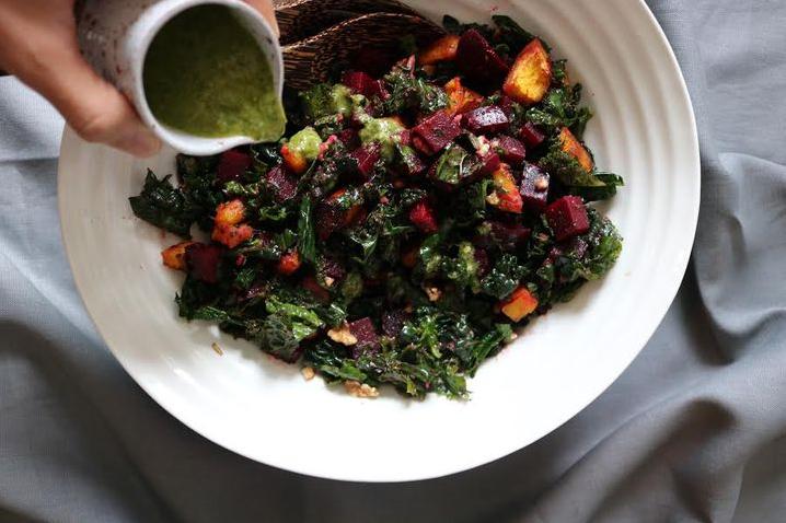  This salad is the perfect way to get your daily dose of veggies.
