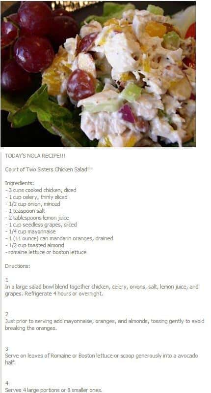  Two Sisters' Chicken Salad - the recipe you've been searching for!