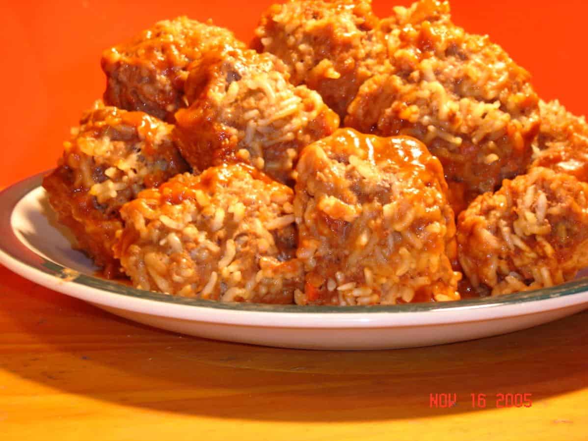  Warm and savory Porcupine Meatballs with Rice-a-roni
