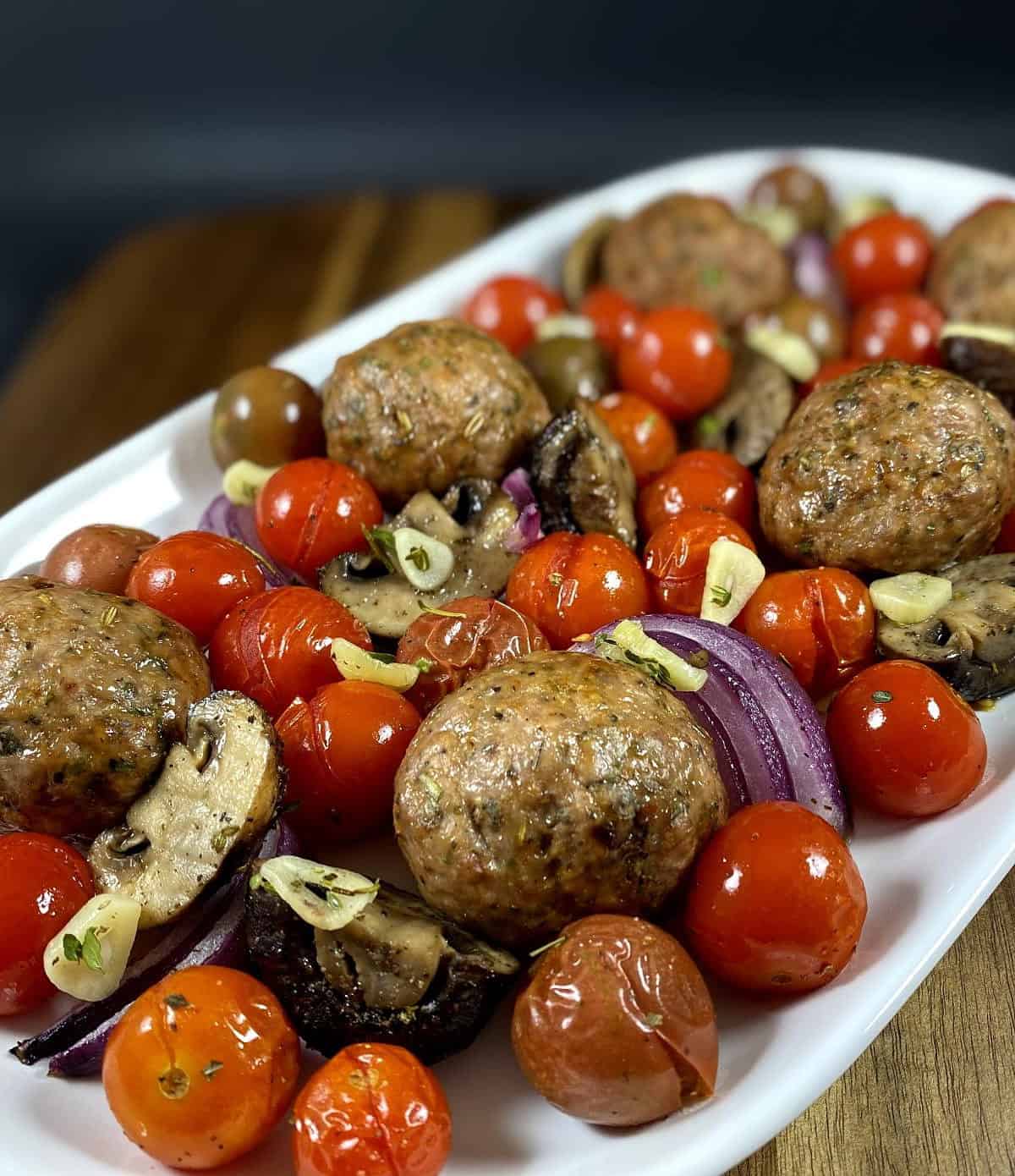  Who says meatballs are boring? These Cherry Tomato Meatballs will make your taste buds sizzle with excitement.