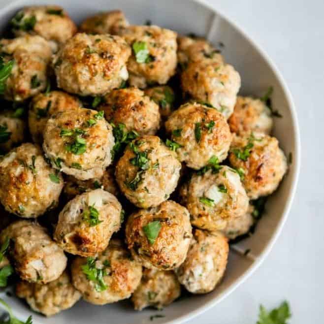  With a burst of flavor in every bite, these turkey meatballs are perfect for any occasion.