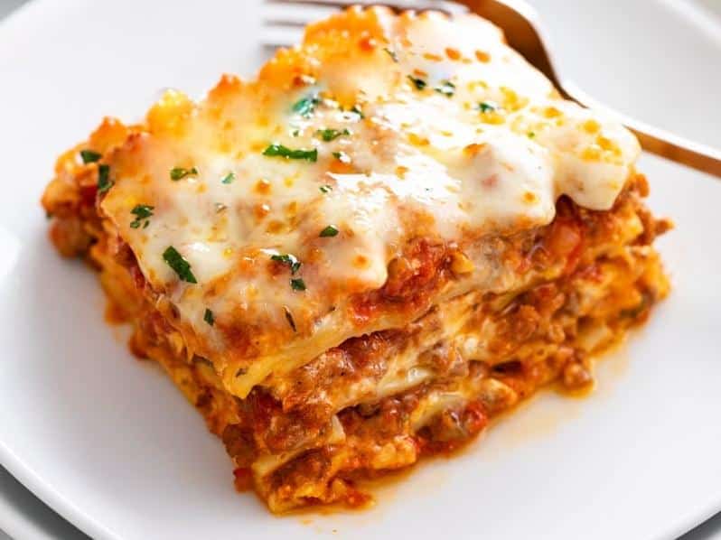  You won't believe how simple it is to make this delicious lasagna.