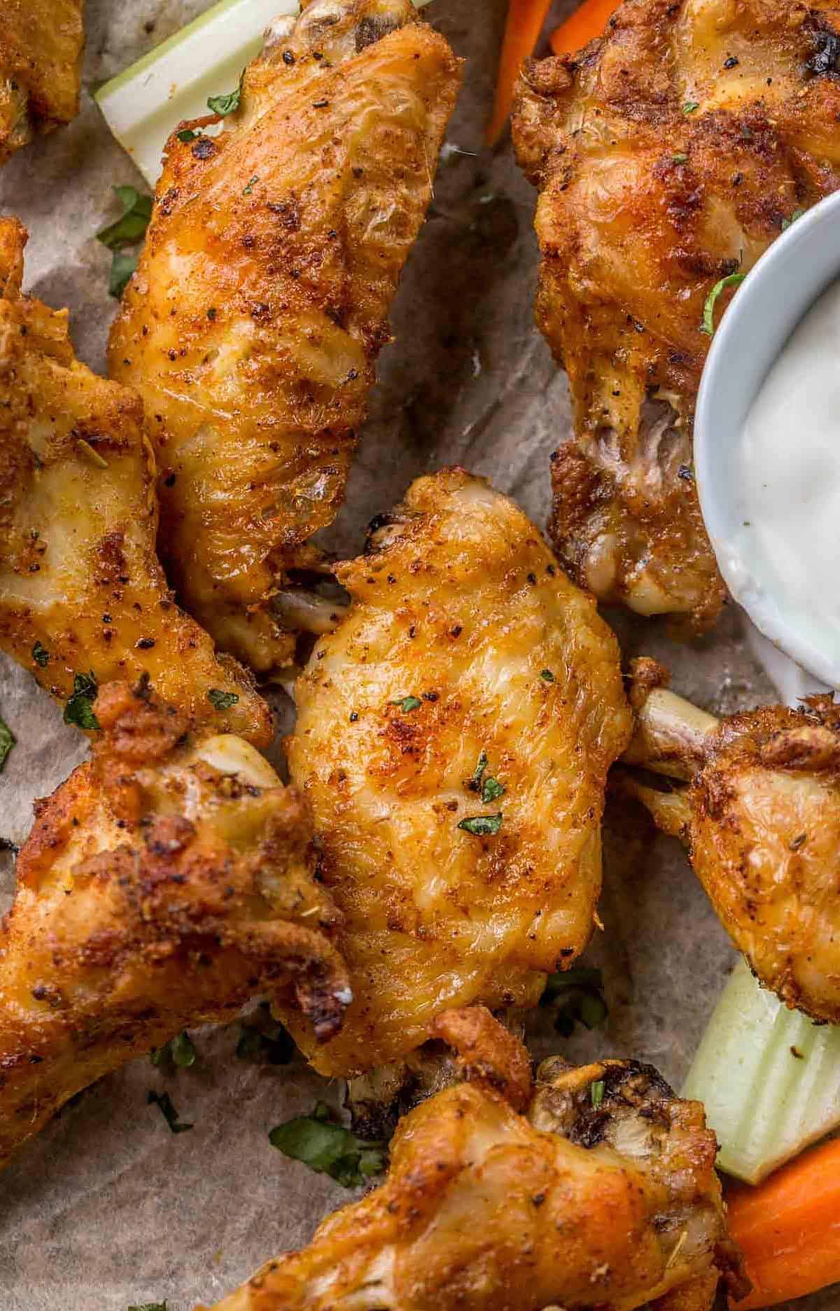  You'll be licking your fingers clean after enjoying these delectable wings.