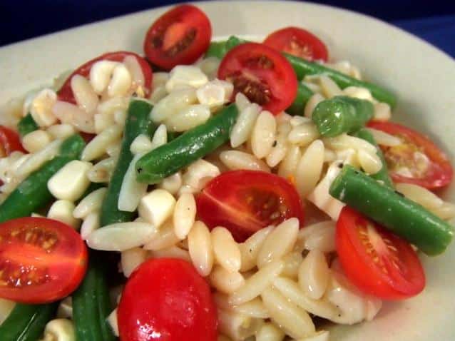  You'll want to dive right into this bright and cheerful orzo salad.