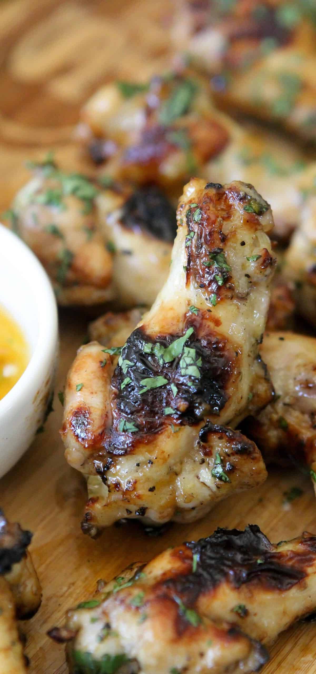  Your favorite hot wings just got better with this Jala-Peach sauce.