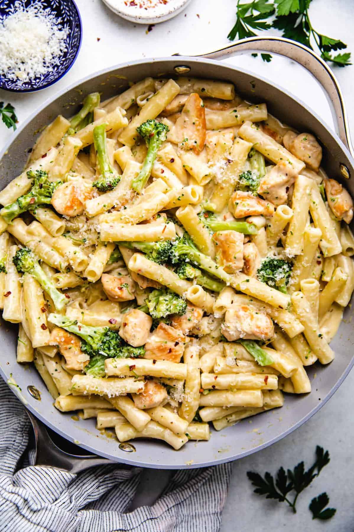 Ziti, Chicken and Broccoli